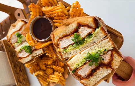 Crispy Chicken Sandos